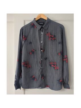 The Kooples | Men's Floral Chain Print Fitted Shirt
